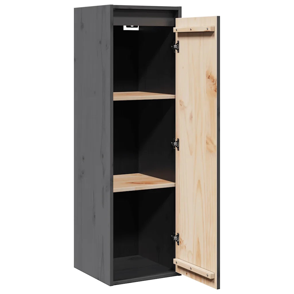 Pensili Grigi 2 pz 30x30x100 cm in Legno Massello di Pino cod mxl 33387