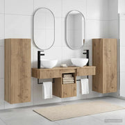 Set di mobili per il bagno 5 pz Rovere Artigianale 3405972
