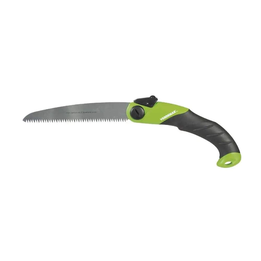 Seghetto Pieghevole da Giardino con Lama 18 cm in Acciaio Verdemax