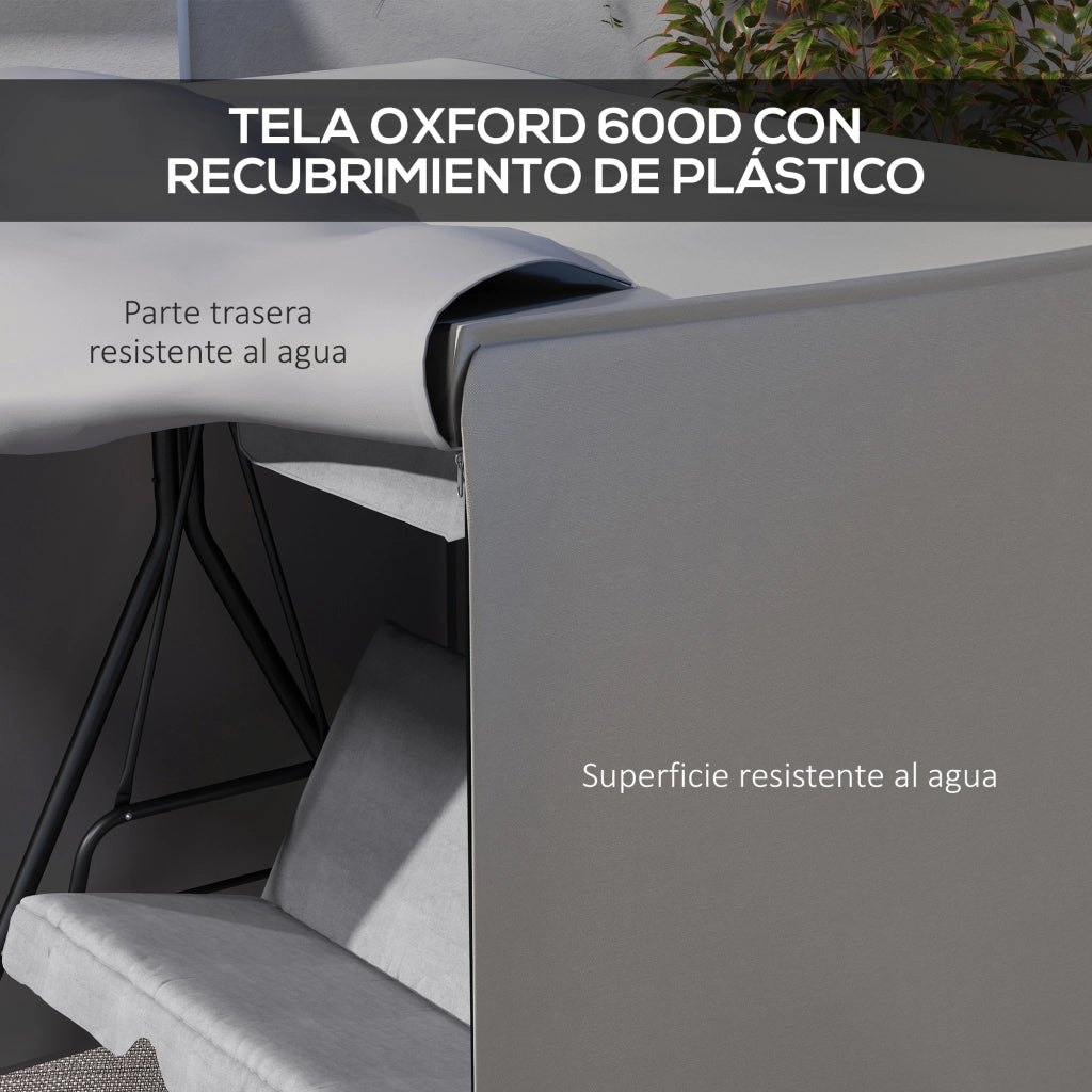 Balancino per Giardino ¨C zephmum ¨C Grigio 177x114x152 cm