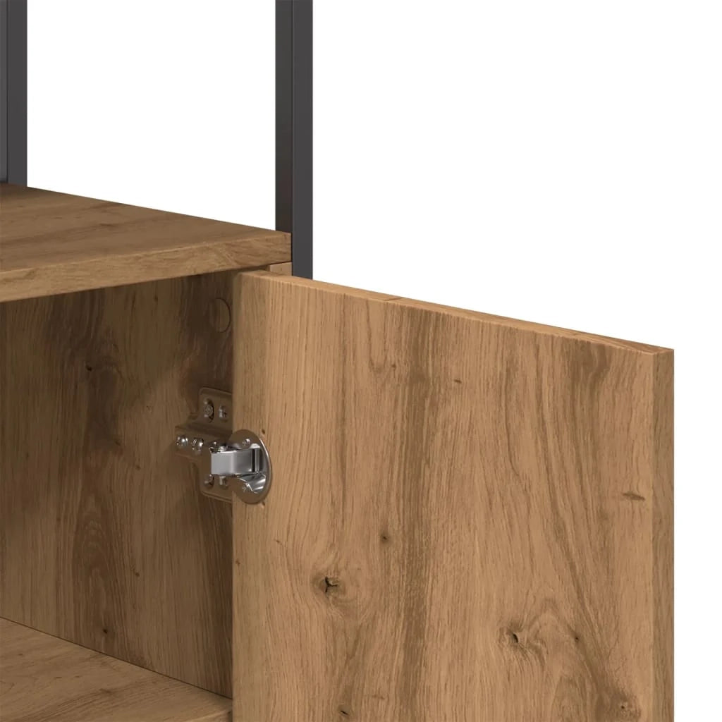 Buffet credenza cassettiera mobiletto mobile contenitore organizer cucina soggiorno salotto fatto a mano 70 x 30 x 80 cm legno ingegnerizzato marrone 02_0030817