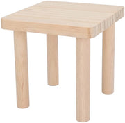 Piattaforma per Hamster in Legno - Giocattolo per Hamster - Adatto per Syrischi - Caratteristiche Decorative - Dimensioni 11.5x11.5x11.5cm - Legno di Pino di Qualità - Giocattolo per Hamster