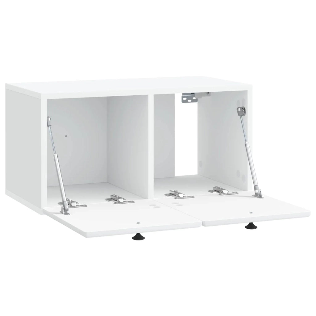 Mobile Porta TV da Muro 59,5 x 31 x 30 cm Bianco 899215