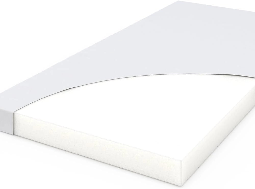 Materasso bambini, Bianco, 80 x 150 cm Grado di durezza H2, adatto per lettini e letti junior, lavabile in lavatrice