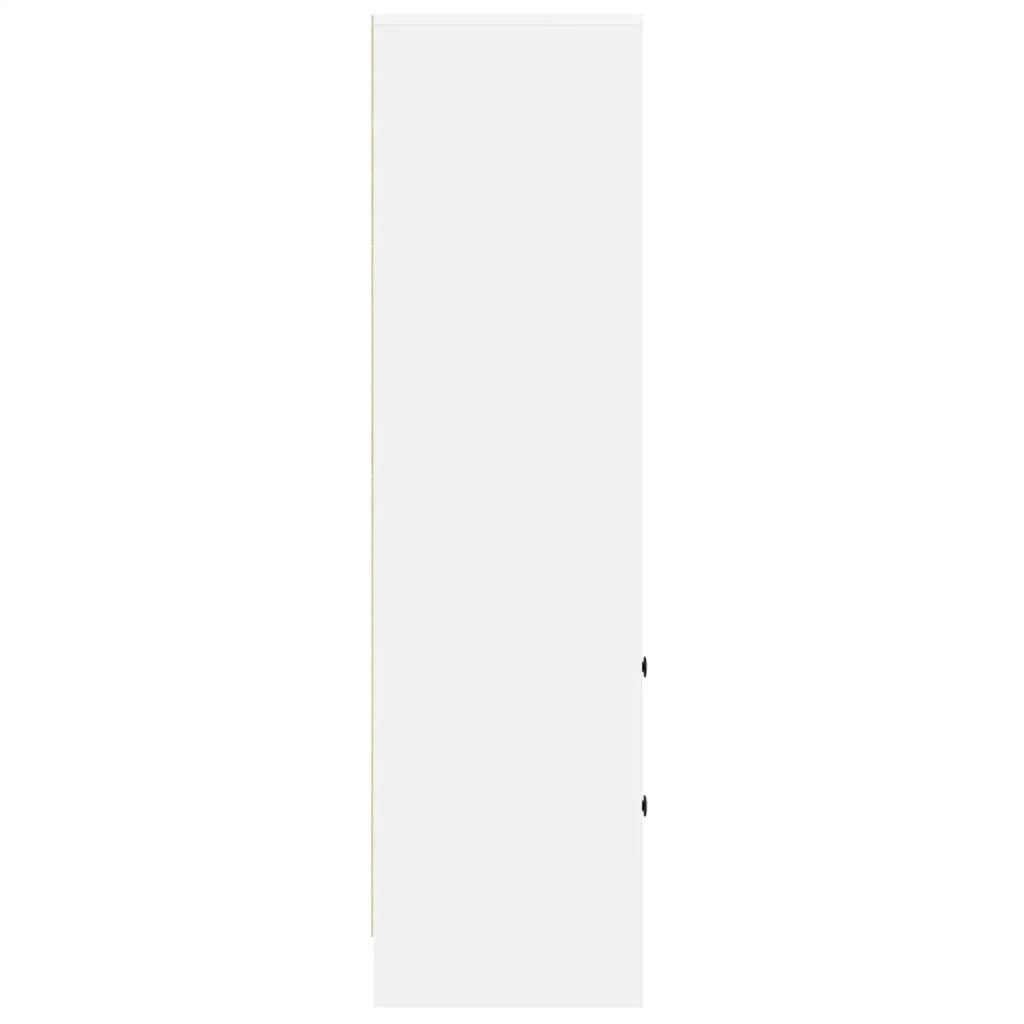 Credenza | Madia | Buffet da pranzo | Armadio da pranzo con cassetto Bianco 45,5 x 34 x 127 cm