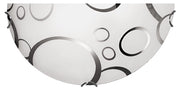 Plafoniera Candellux DOKA 1 luce E27 nero/cromo 30cm