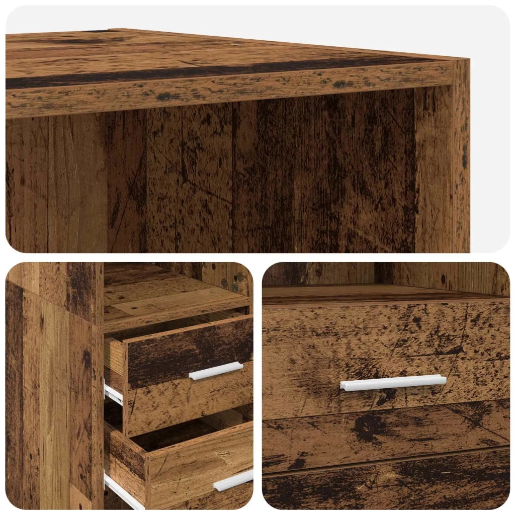 Libreria Legno antico 30 x 42.4 x 185.2 cm 3446618
