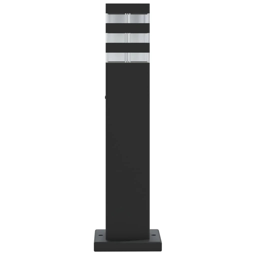 Lampade da terra per esterni 3 pezzi 50 cm alluminio nero 02_0042549