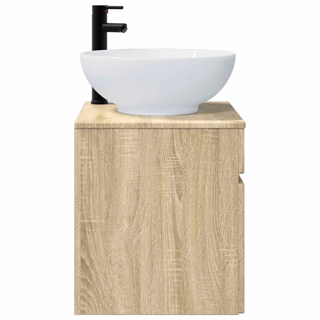 Mobile lavabo da parete Rovere Sonoma 49 x 44,5 x 66,5 cm
