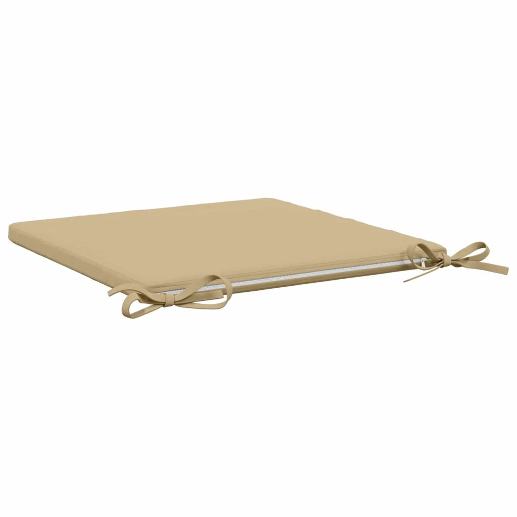 Cuscini per Sedia in 4 Pezzi SOEST 4 pz 100% Poliestere Beige 944424