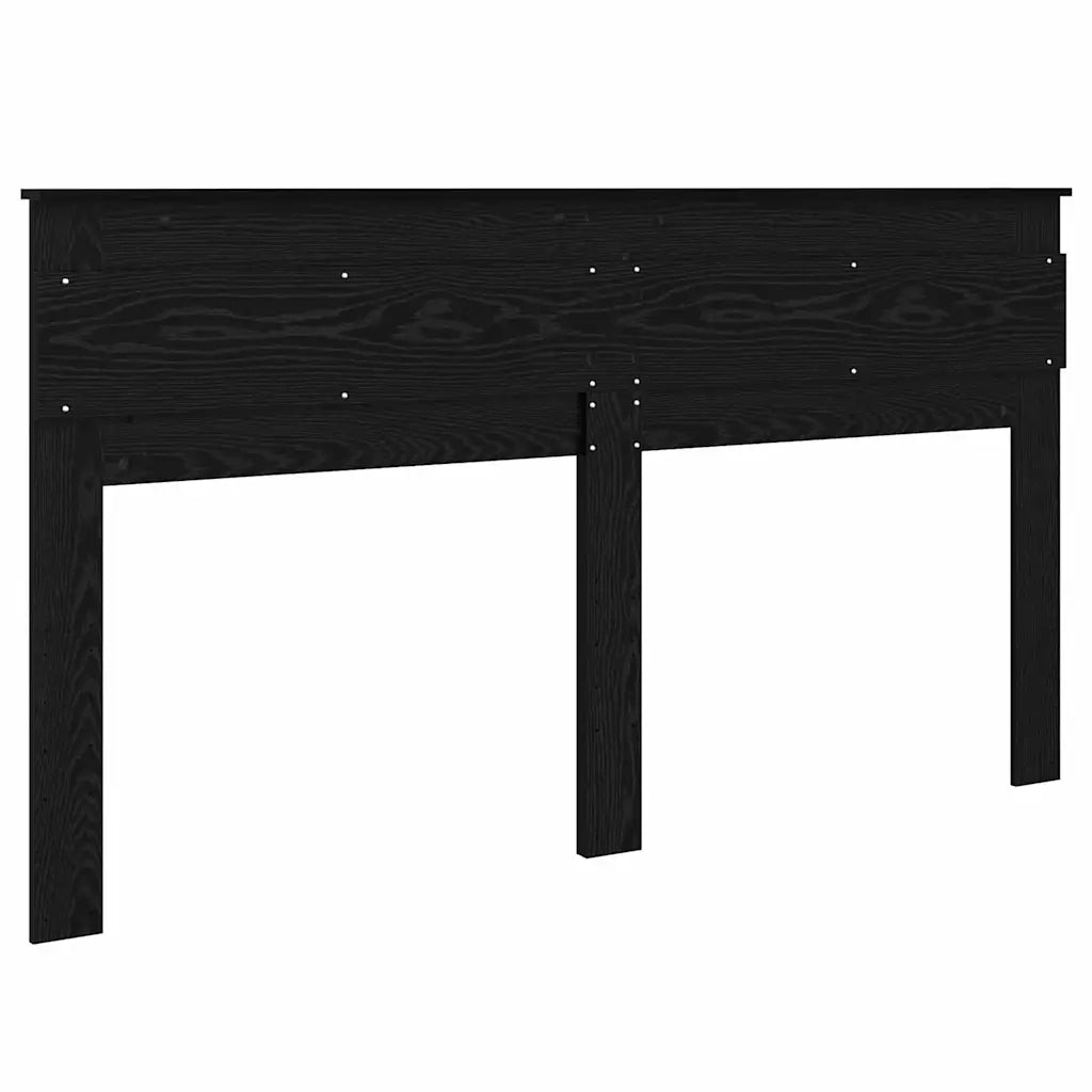 Testiera-Testata-Testiera Decorativa Rovere Nero 180 cm Legno multistrato 207301