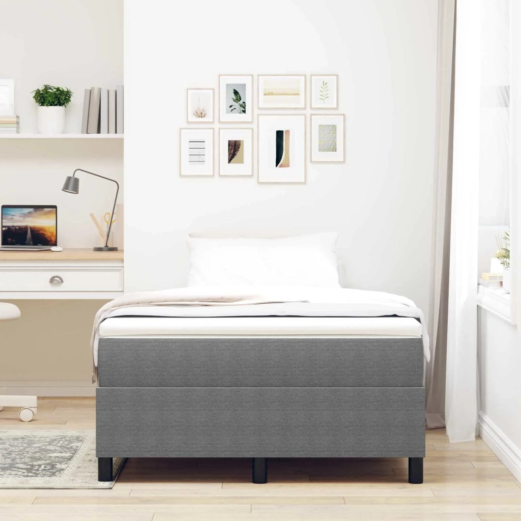 Struttura letto piattaforma Grigio chiaro 120 x 190 cm 3337397
