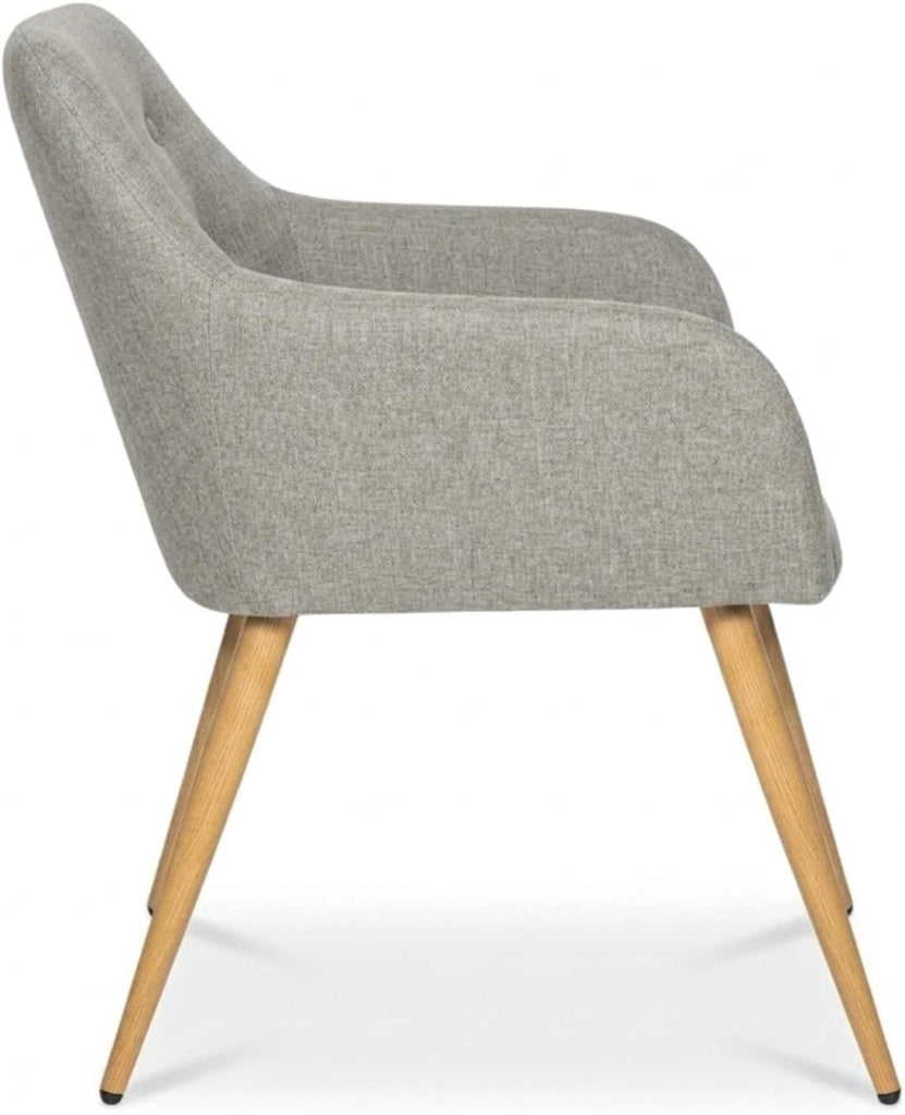 Set di 2 poltrone grigio antracite DANIA
