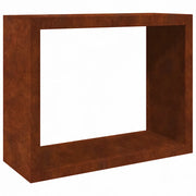 Rack per Legna da Ardere 100x40x80 cm in Acciaio Corten CFW6289648