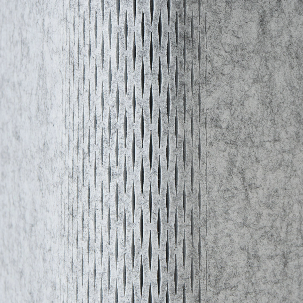 Divisorio angolare per scrivania in PET grigio chiaro con morsetti di fissaggio in acciaio 120 x 60 x 50 cm Schermo acustico Modulare per ufficio domestico