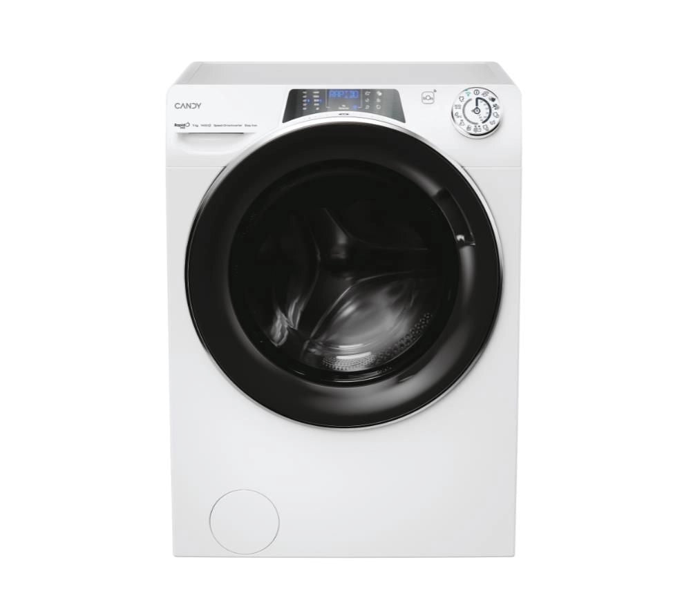 Candy RapidÓ PRO , Lavatrice Carica Frontale 11 KG, Classe A, 1400 giri, Bianco, Inverter, Vapore, Wi-Fi, RP 4116BWMBC/1-S