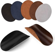 Kit di riparazione per patch in pelle PU ovale nera per abbigliamento, pantaloni, borse, decorazione e DIY Herstel376