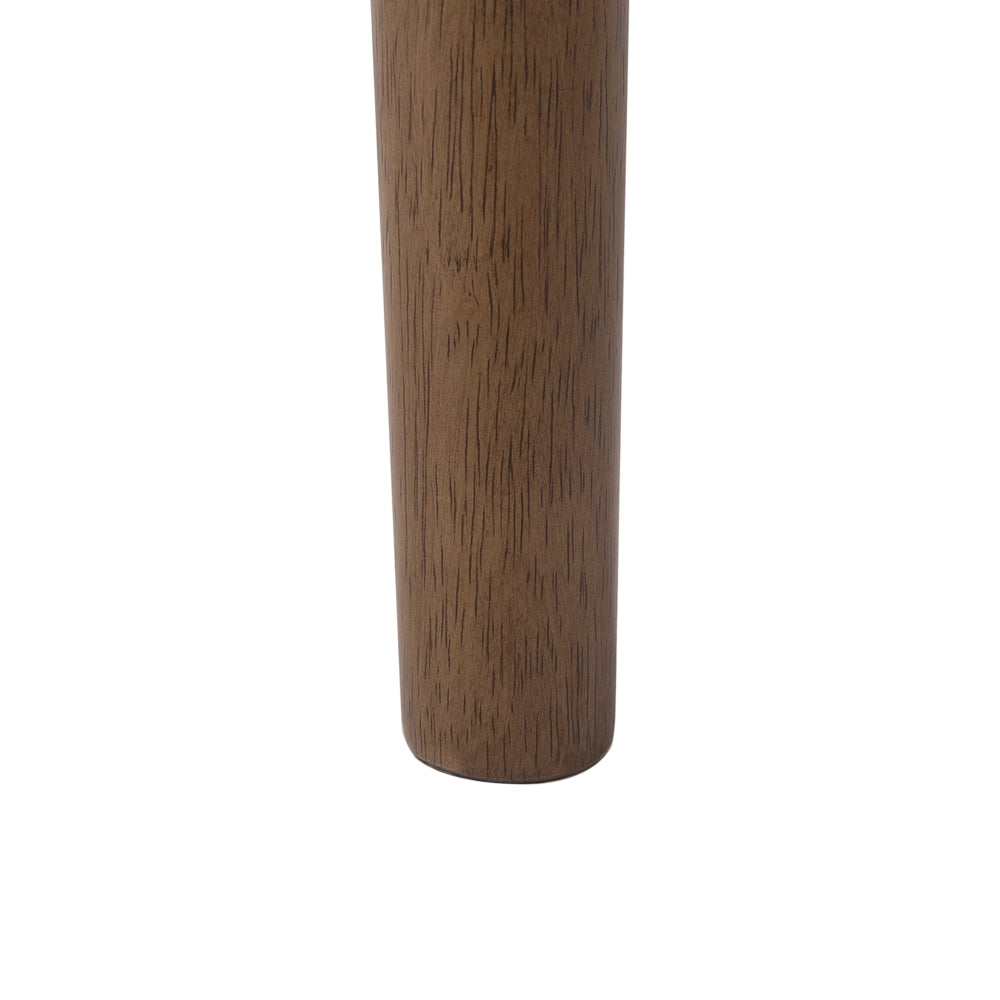 Tavolo da pranzo Piano in MDF grigio 73 x 118 x 77 cm Gambe in legno Tavolo da cucina