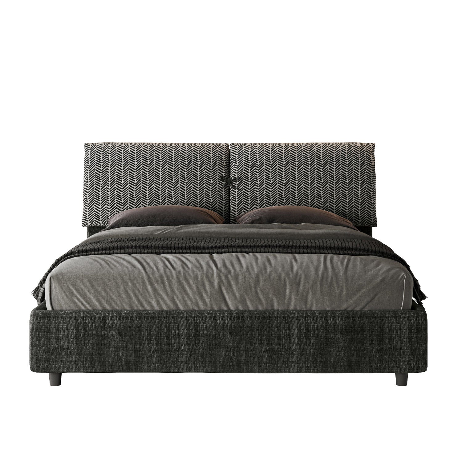 Letto Matrimoniale 160x190 cm con Rete e Contenitore Mados Giada 8 Aragona 8