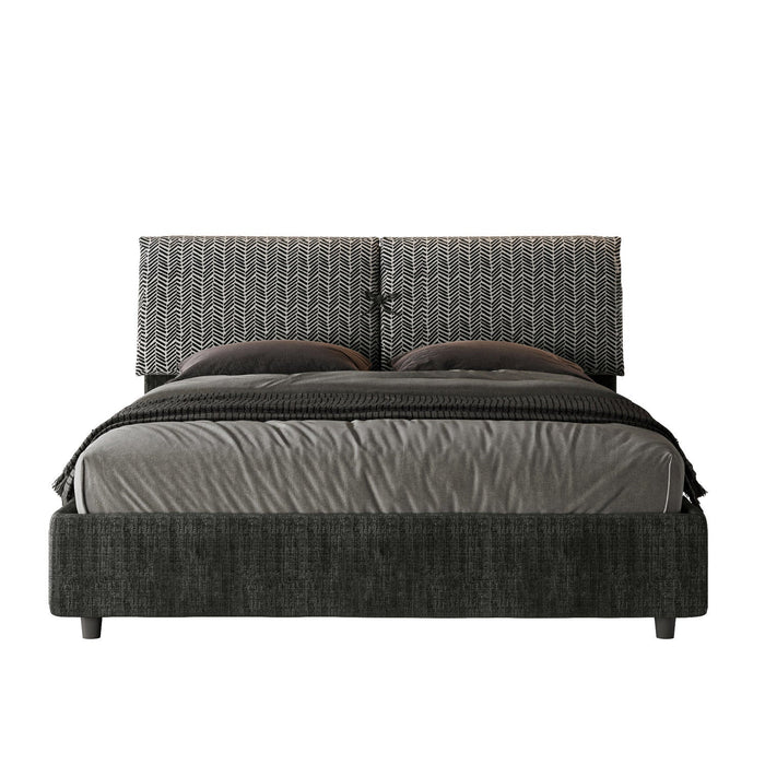 Letto Matrimoniale 160x210 cm con Rete e Contenitore Mados Giada 8 Aragona 8