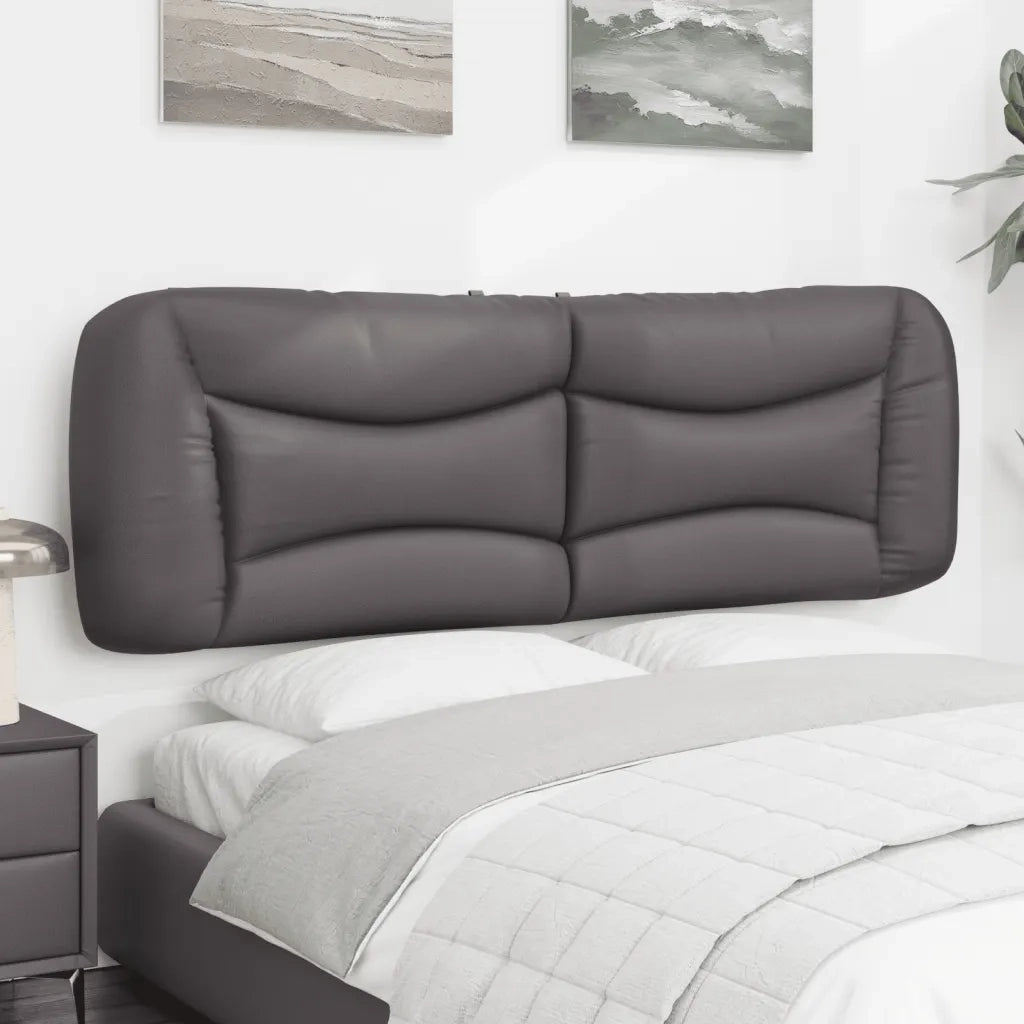 Cuscino Testiera Hvar Grigio 160 cm in Similpelle 374598