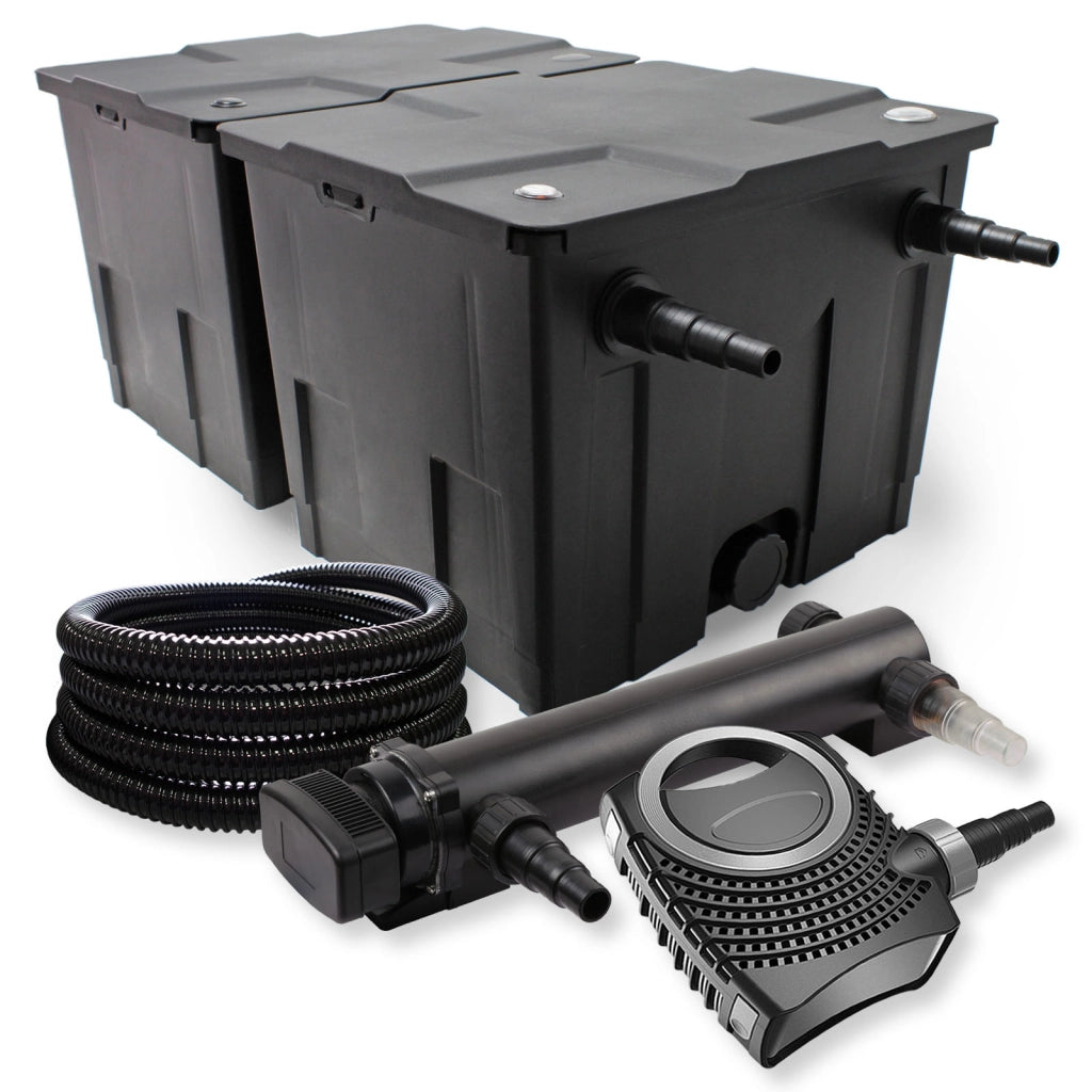 Set filtro a 2 camere 60000l chiarificatore UVC 36W pompa NEO8000 tubo