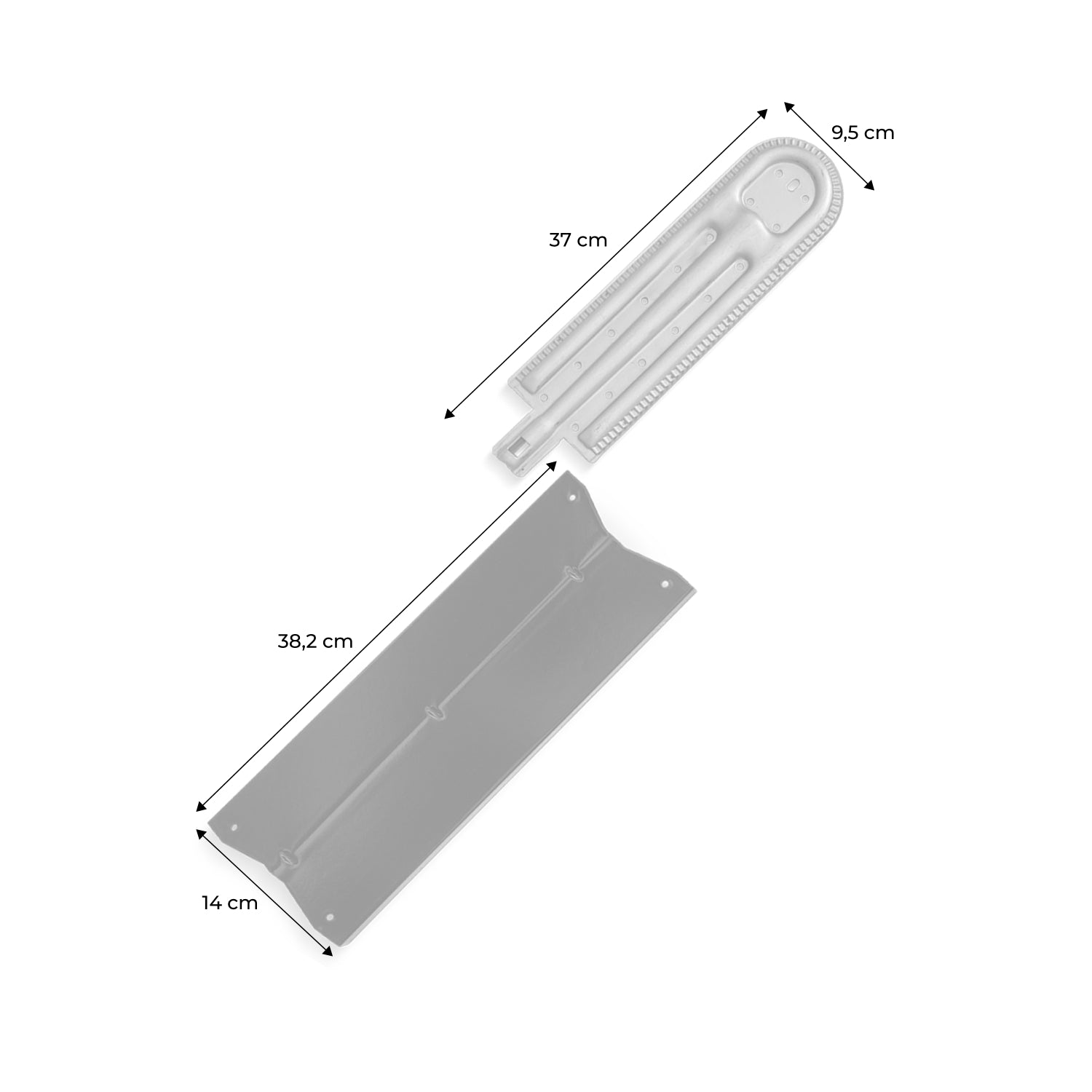 Set di 4 bruciatori e 4 diffusori per barbecue richelieu, d'artagnan e