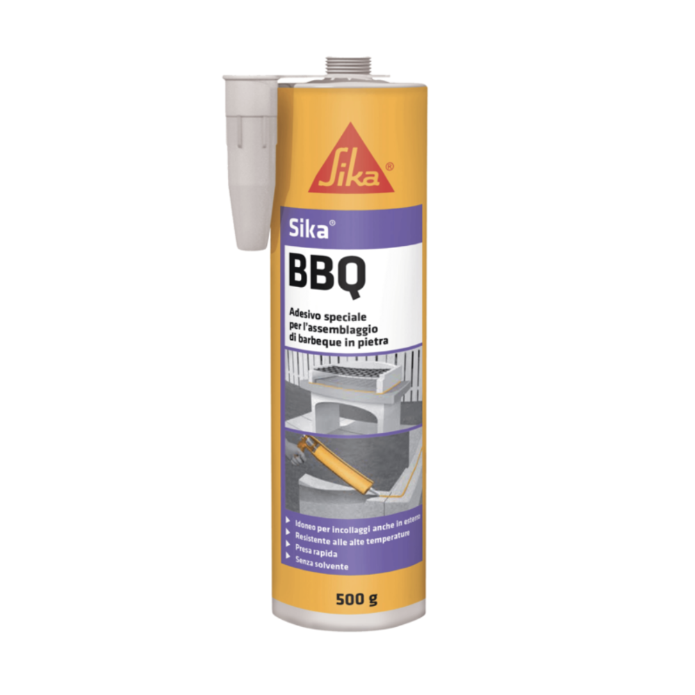 Adesivo Barbecue Prefabbricati SIKA BBQ 500 gr. Mobili Da Giardino