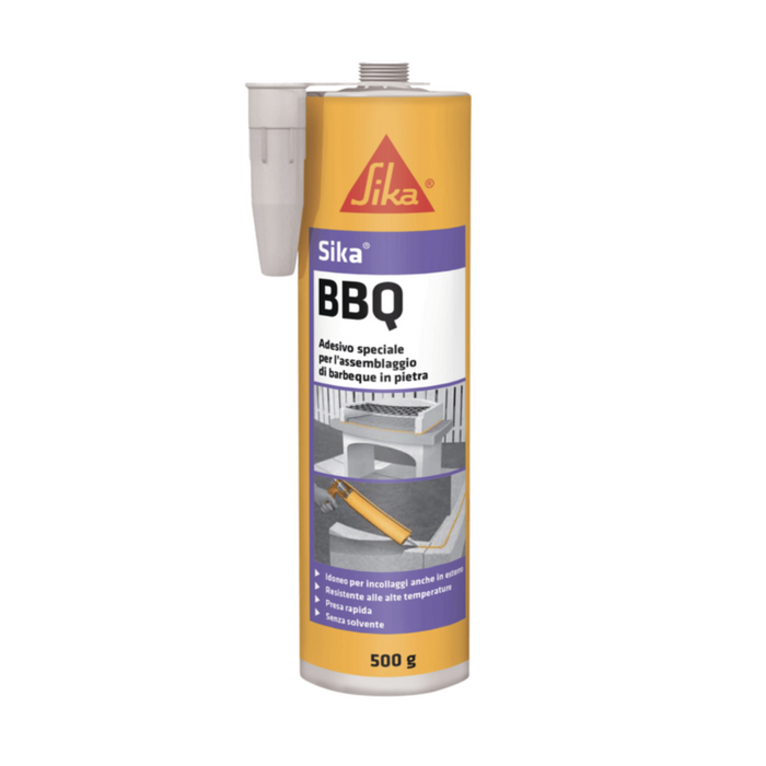 Adesivo Barbecue Prefabbricati SIKA BBQ 500 gr. Mobili Da Giardino