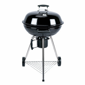 Barbecue a carbonella grill + affumicatore, nero