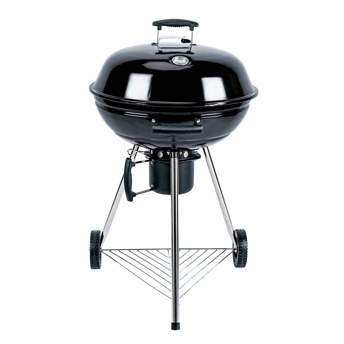 Barbecue a carbonella grill + affumicatore, nero