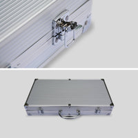 Set di utensili per barbecue, 18 pezzi, grigio