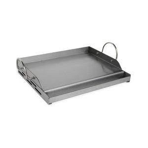 Piastra plancha universale per barbecue 40 cm, inox