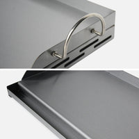 Piastra plancha universale per barbecue 40 cm, inox