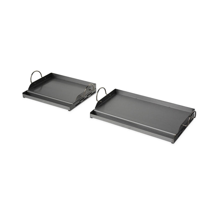 Piastra plancha universale per barbecue 40 cm, inox