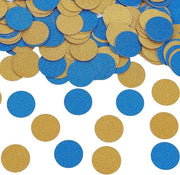 200 pezzi di confetti dorati e blu, decorazione per festa di laurea e pensionamento