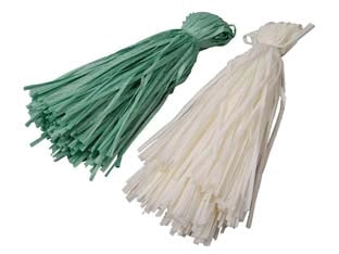 RAFIA SINTETICA IN MAZZETTI- - gr.200 mazzetti da mt.1,2 colore verde - 15 kg