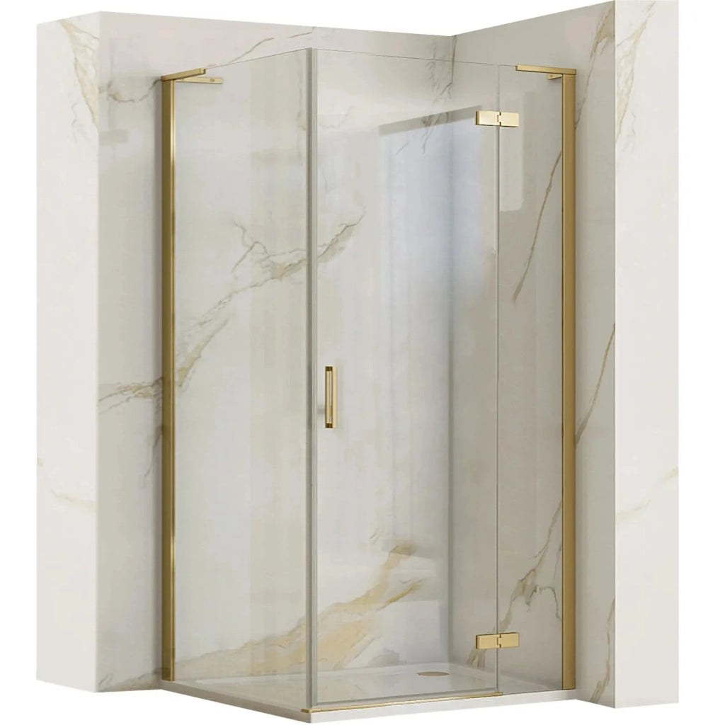 Cabina Doccia Rea Hugo 90x90 Gold Brush