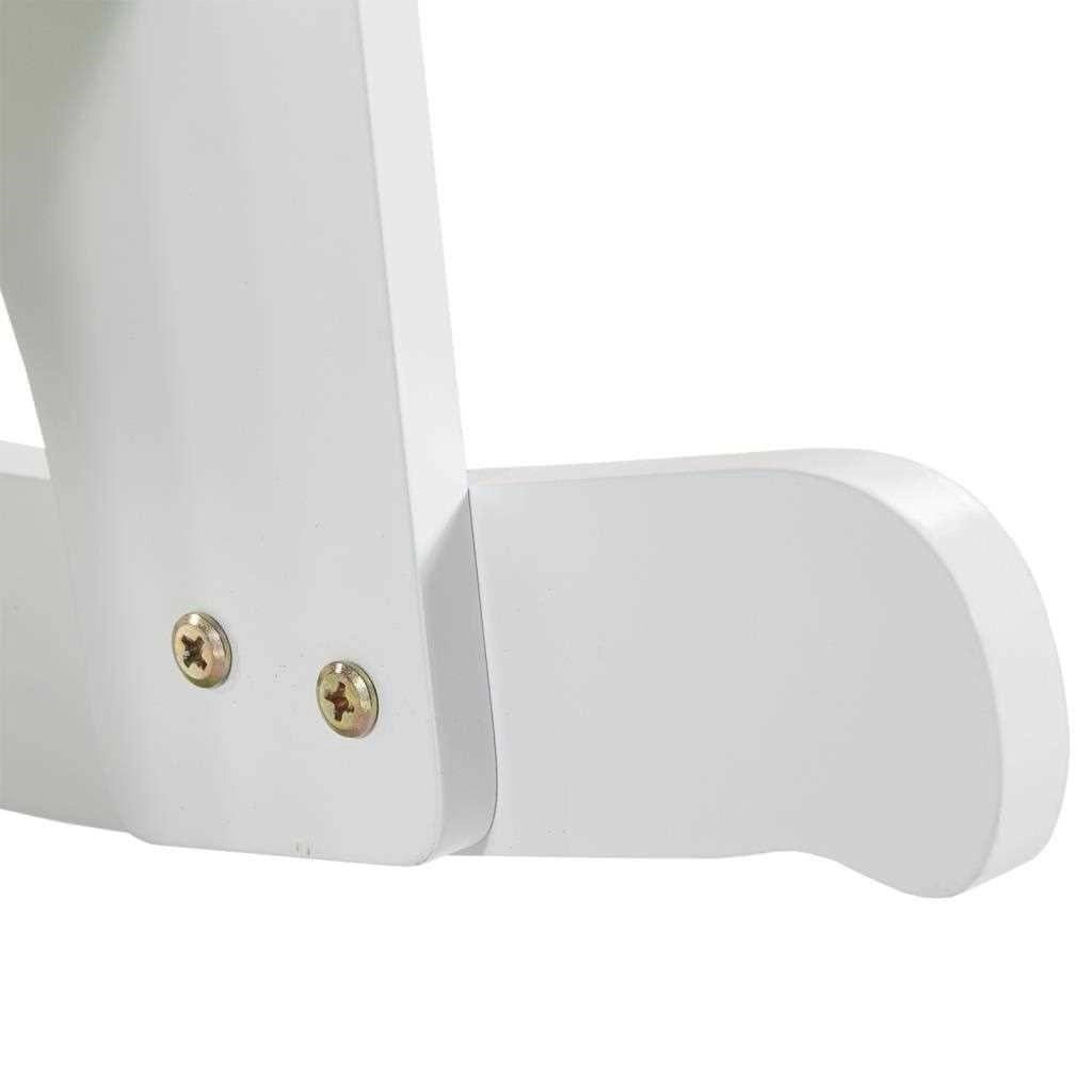 Mecedora infantil de madera con lacado verde 33x55x51.5
