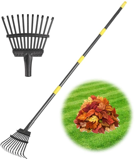 Aratro per Giardino di Alta Qualità - Raccoglitore Legno per Foglie