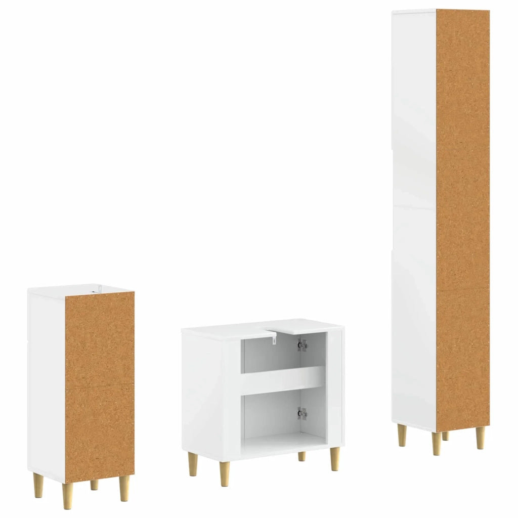 Set di armadietti da bagno in 3 pezzi ARNHEM 3417850