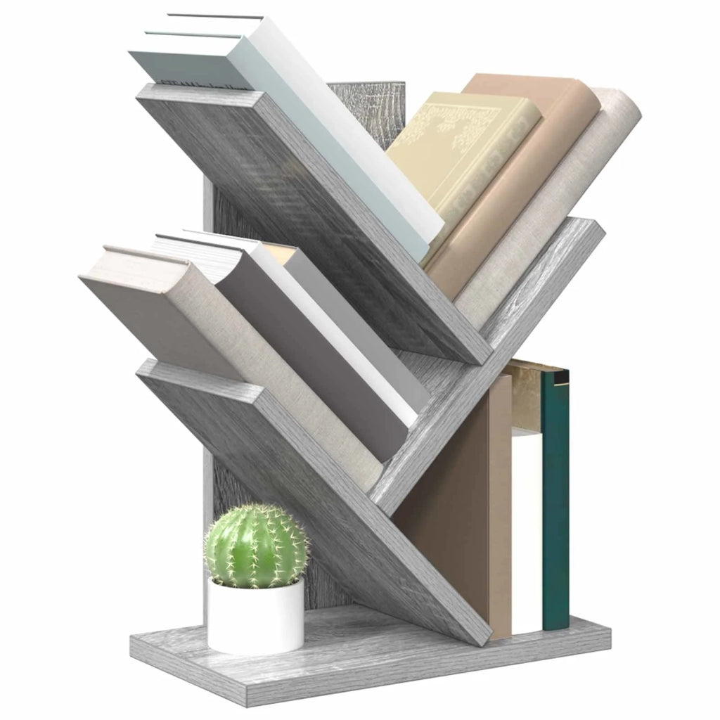 Scaffale per Libri a Forma di Albero 3 Strati 30 x 18 x 40 cm 8012353