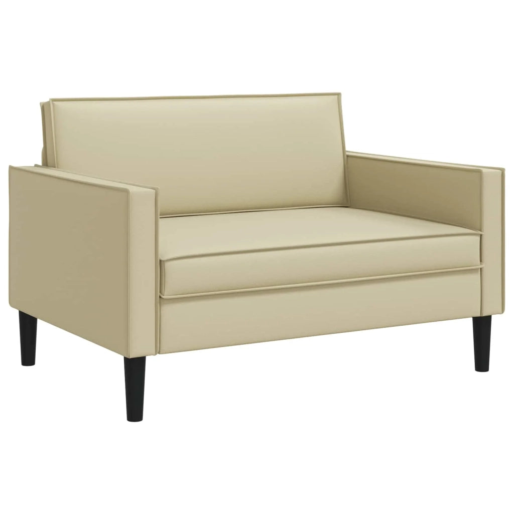 Poltrona XXL Crema Similpelle 42043530