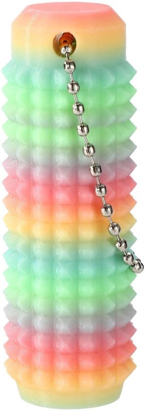 Fidget Hanger Luminoso - Fidget a Spine - Giocattolo Sensoriale - Giocattolo Rilassante - Dimensioni 7x2,4 cm - Materiale PLA