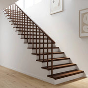 Tappeti per scale 12 pz 70 x 25 x 2 cm Marrone Scuro 3446376