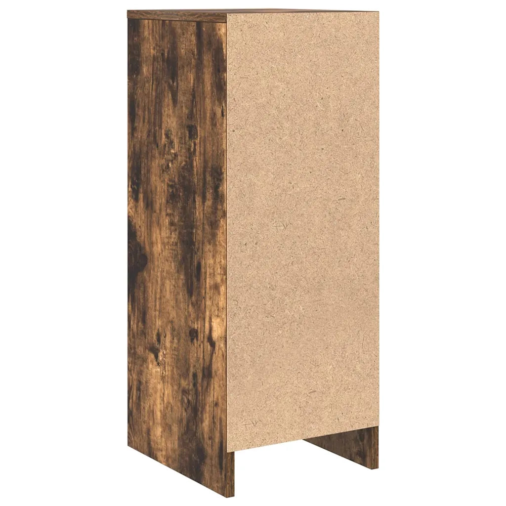 Credenza Rovere Fumo 29,5x34x76 cm in Legno Multistrato 861611