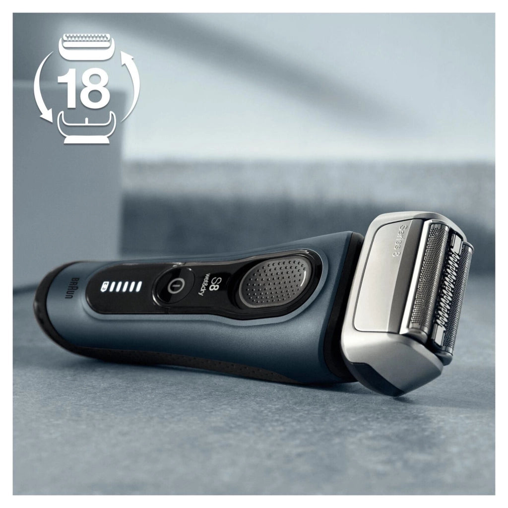 Braun Series 8 83M Testina Di Ricambio Per Rasoio Elettrico Uomo - Argento - Compatibile Con Rasoio Elettrico