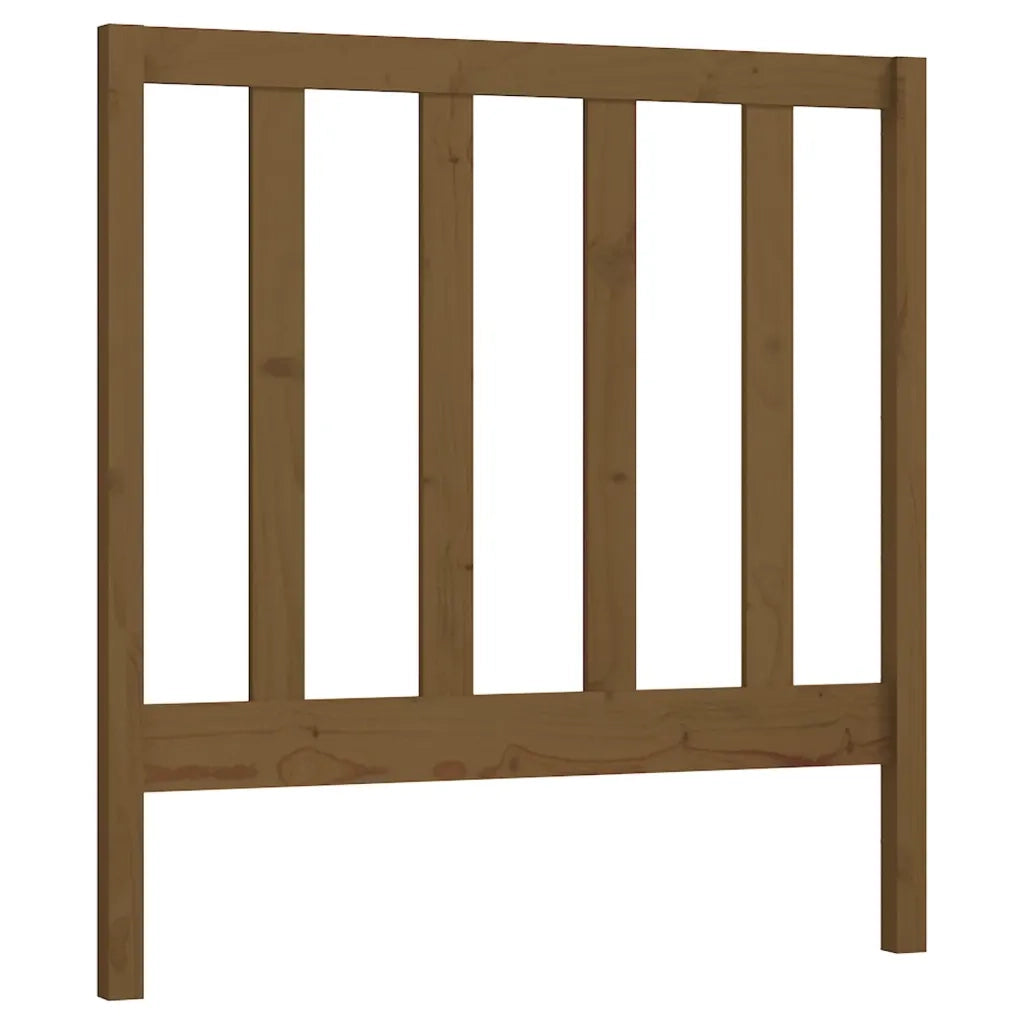 Testiera per Letto Miele 96x4x100 cm in Legno Massello di Pino cod mxl 31737