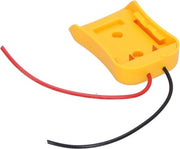 Adattatore batteria con fori di fissaggio 20V 18V serie batteria DCB connettori di alimentazione gialli - affidabile e efficiente.