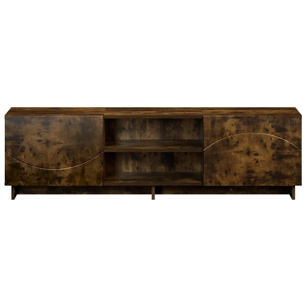 Supporto TV 140 x 34.5 x 40 cm Rovere Fumo Legno ingegnerizzato 8011491